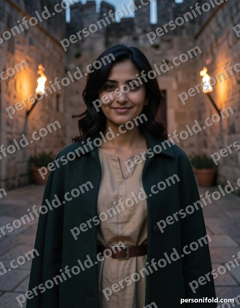 The Time-Hop Correspondent, costume: Castle gate, 1340