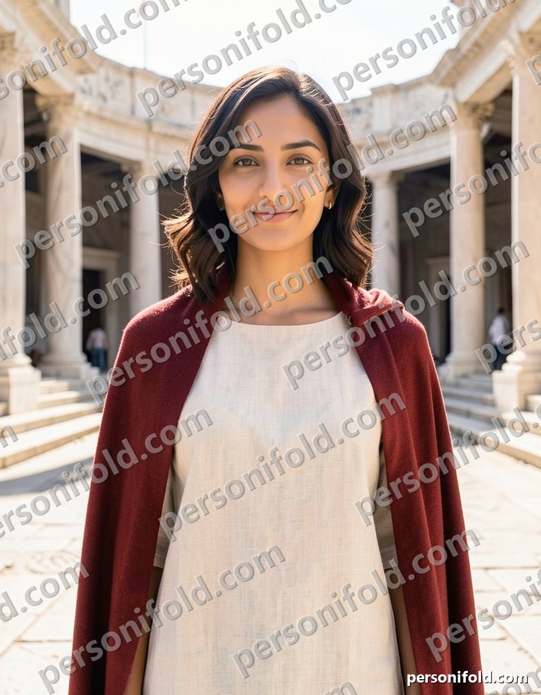 The Time-Hop Correspondent, costume: Forum, 80 AD